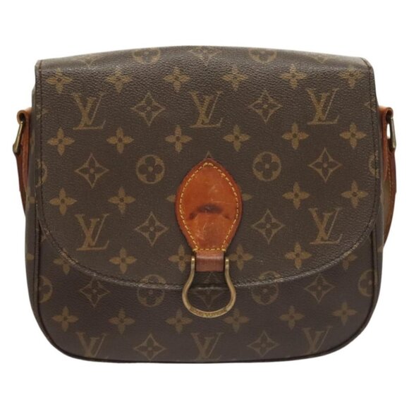 Authentic LOUIS VUITTON Monogram Saint Cloud GM Shoulder Bag M51242 LV - Picture 5 of 16